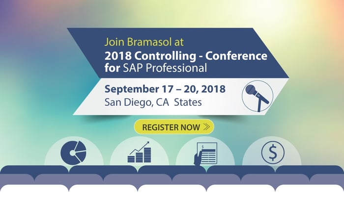 Join Bramasol at SAP Controlling conferance San Diego Sept 17-20 2018