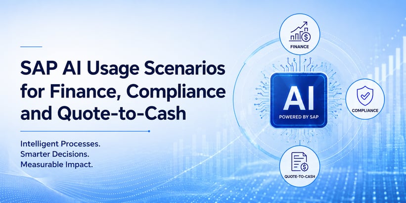 Putting SAP AI to work on Finance, Compliance and QTC