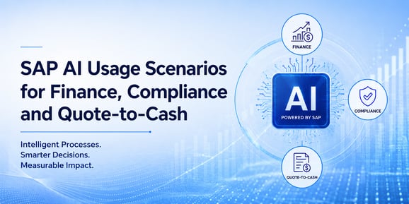 Putting SAP AI to work on Finance, Compliance and QTC