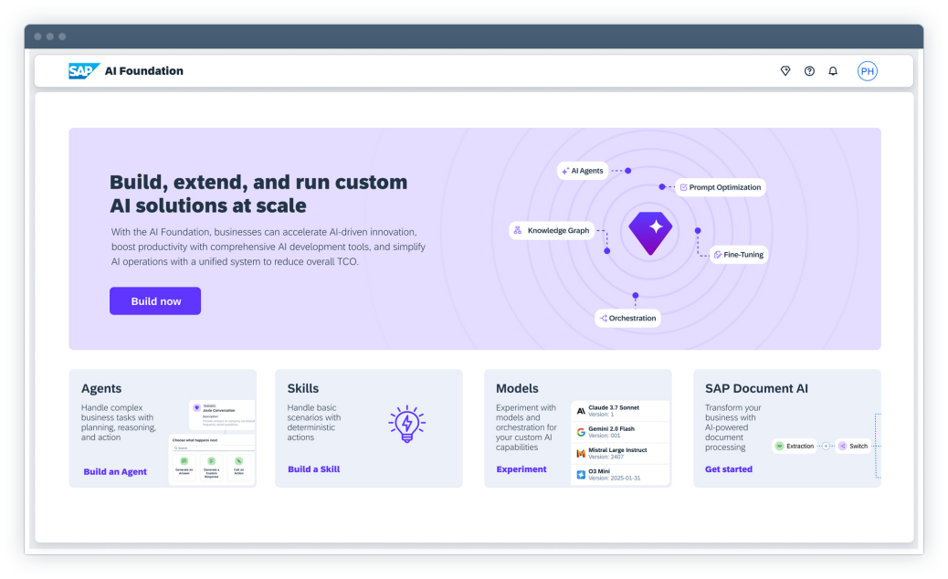 SAP AI Foundation