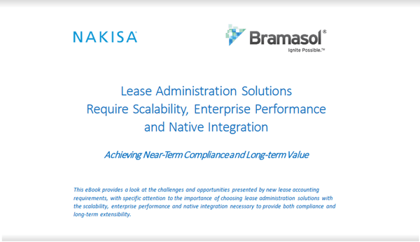 eBook Lease Admin Solutions Need Scalability Enterprise Performance and Native Integration