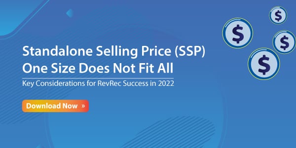 Standalone Selling Price (SSP) One Size Does Not Fit All